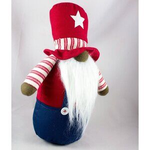 Patriotic Gnome Plush Decoration Stars & Stripes 13.5" Tall